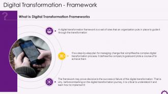 Introduction To Digital Transformation Framework Training Ppt