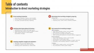 Introduction To Direct Marketing Strategies Powerpoint Presentation Slides MKT CD V Unique Graphical