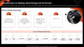 Introduction To Display Advertising And Overview Of Display Marketing And Its MKT SS V