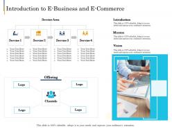 Introduction to e business and e commerce e business plan ppt pictures