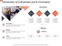Introduction to e business and e commerce online business management ppt graphics