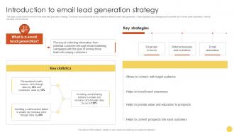 Introduction To Email Lead Generation Advanced Lead Generation Tactics Strategy SS V