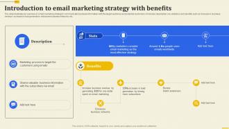 Introduction To Email Marketing Strategy With Benefits Implementation Of 360 Degree Marketing