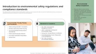Introduction To Environmental Safety Developing Shareholder Trust With Efficient Strategy SS V