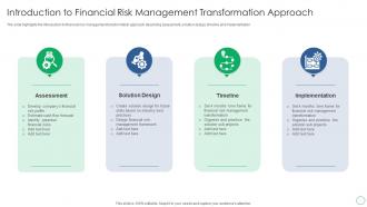 Introduction To Financial Risk Management Transformation Approach
