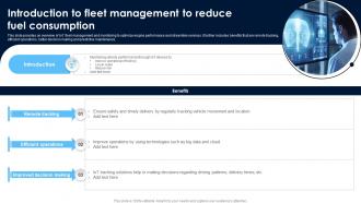 Introduction To Fleet Management To Monitoring Patients Health Through IoT Technology IoT SS V