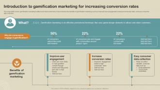 Introduction To Gamification Marketing For Increasing Boost Customer Engagement MKT SS