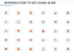 Introduction to git icons slide ppt powerpoint presentation layouts
