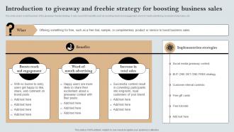 Introduction To Giveaway And Freebie Strategy For A Comprehensive Guide MKT SS V