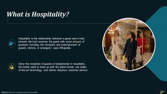 Introduction To Hospitality Management Training Ppt