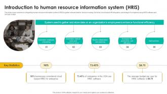 Introduction To Human Hris Talent Management Tool Leveraging Technologies To Enhance Hr Services