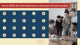 Introduction To Human Resource Policy Powerpoint Presentation Slides HB V Multipurpose Unique