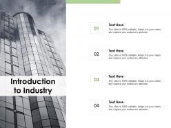 Introduction To Industry Company Profile Ppt Powerpoint Presentation Pictures Slides
