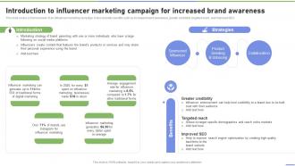 Introduction To Influencer Marketing Campaign For Increased Brand Strategies To Ramp Strategy SS V