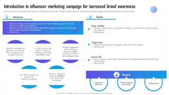 Introduction To Influencer Marketing Campaign Marketing Campaign Strategy To Boost