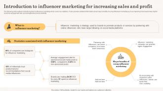 Introduction To Influencer Marketing For Increasing Accelerating Business Growth Top Strategy SS V