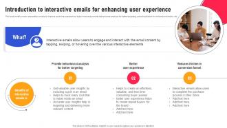 Introduction To Interactive Emails For Enhancing Creating An Interactive Marketing MKT SS V
