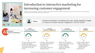 Introduction To Interactive Marketing For Increasing Customer Using Interactive Marketing MKT SS V