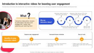 Introduction To Interactive Videos For Boosting Creating An Interactive Marketing MKT SS V