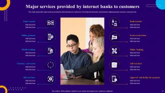 Introduction To Internet Banking Services Powerpoint Ppt Template Bundles DK MD Adaptable Editable