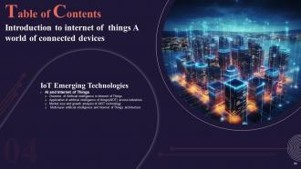 Introduction To Internet Of Things A World Of Connected Devices Powerpoint Presentation Slides IoT CD Colorful Multipurpose