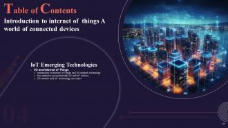 Introduction To Internet Of Things A World Of Connected Devices Powerpoint Presentation Slides IoT CD Informative Multipurpose