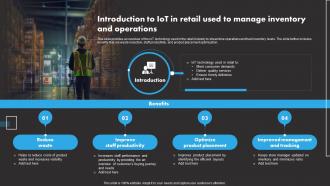 Introduction To IoT In Retail Used To IoT Remote Asset Monitoring And Management IoT SS