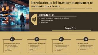 Introduction To IoT Inventory Management To IoT Supply Chain Management IoT SS