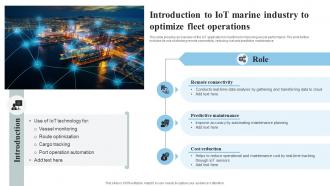 Introduction To IoT Marine Industry To Optimize IoT Thermostats To Control HVAC System IoT SS