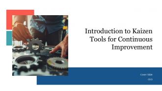 Introduction To Kaizen Tools For Continuous Improvement PPT Slides AT