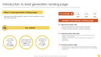 Introduction To Lead Generation Advanced Lead Generation Tactics Strategy SS V