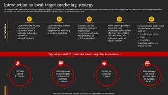 Introduction To Local Target Marketing Top 5 Target Marketing Strategies You Need Strategy SS
