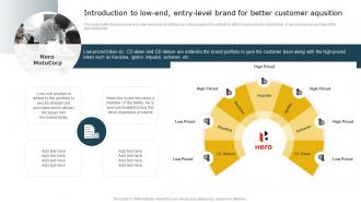 Introduction To Low End Entry Level Brand For Better Aligning Brand Portfolio Strategy With Business