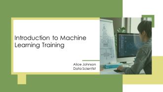 Introduction To Machine Learning Training PPT Template AT