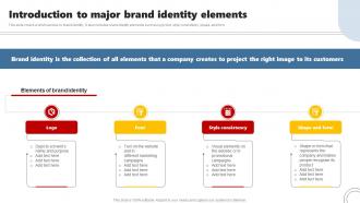 Introduction To Major Brand Identity Developing Brand Leadership Plan To Become