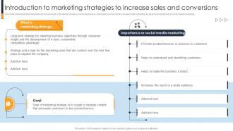 Introduction To Marketing Strategies To Implementing A Range Techniques To Growth Strategy SS V