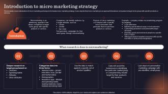 Introduction To Micro Marketing Strategy Why Is Identifying The Target Market