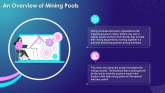 Introduction To Mining Pools Training Ppt