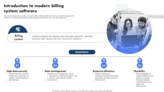 Introduction To Modern Billing System Software Billing Management System