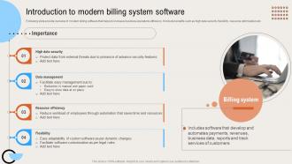 Introduction To Modern Billing System Software Deploying Digital Invoicing System