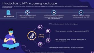 Introduction To NFTs In Gaming Landscape Introduction To Blockchain Enabled Gaming BCT SS