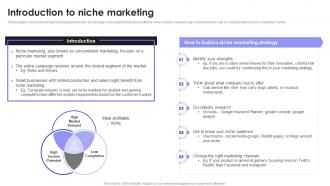Introduction To Niche Marketing How To Reach New Customers In A Different Market