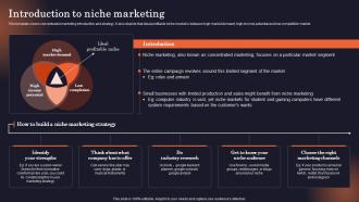 Introduction To Niche Marketing Why Is Identifying The Target Market