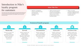 Introduction To Nikes Loyalty Program Decoding Nikes Success A Comprehensive Guide Strategy SS V