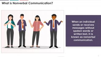 Introduction To Nonverbal Communication Training Ppt