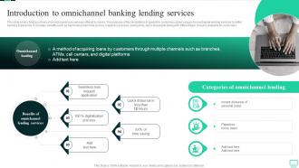 Introduction To Omnichannel Banking Lending Services Omnichannel Banking Services