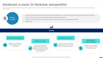 Introduction To Oracles For Blockchain Connecting Ecosystems Introduction BCT SS