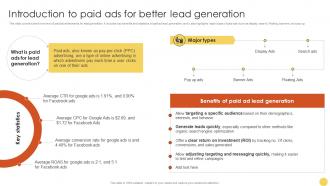 Introduction To Paid Ads For Better Advanced Lead Generation Tactics Strategy SS V