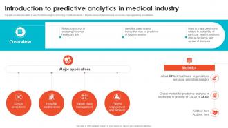 Introduction To Predictive Analytics In Embracing Digital Transformation In Medical TC SS