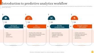 Introduction To Predictive Analytics Workflow Predictive Modeling Methodologies